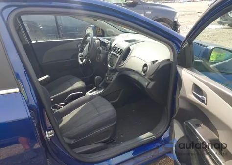 2013 Chevrolet Sonic Lt Auto из США, поврежденный, VIN 1G1JC5SH9D4172157